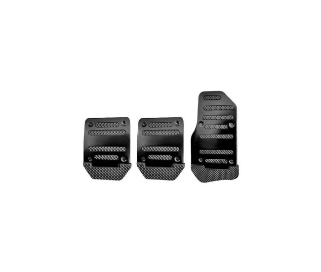 Set 3 buc. ornament pedale Tuning din aluminiu, culoare Neagra, cod AVX-T051024-7