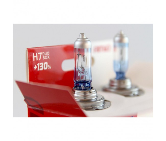 Set becuri cu halogen H7 12V 55W LumiTec LIMITED + 130% DUO BOX