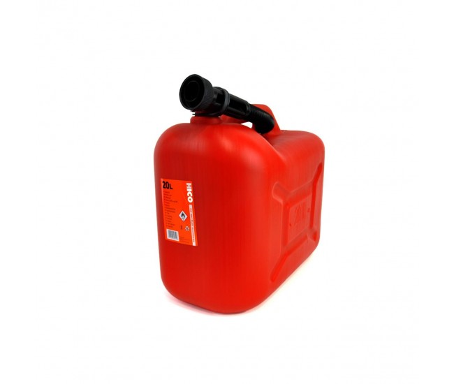 Canistra din plastic pentru combustibil rosie 20L