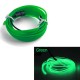 Fir Neon Auto EL Wire culoare Verde, lungime 2M, alimentare 12V, droser inclus