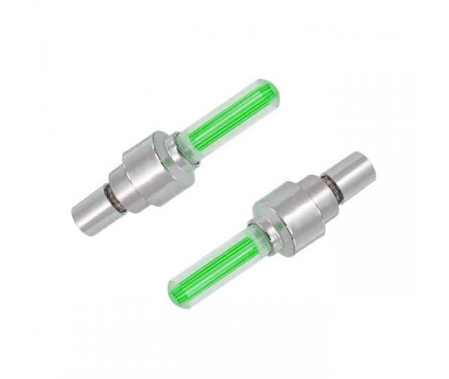 Set 2 Capace Valva cu LED Verde, cu senzor de lumina si miscare