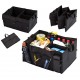 Organizator portbagaj auto cu 9 buzunare, 55 x 38 x 26cm, culoare neagra