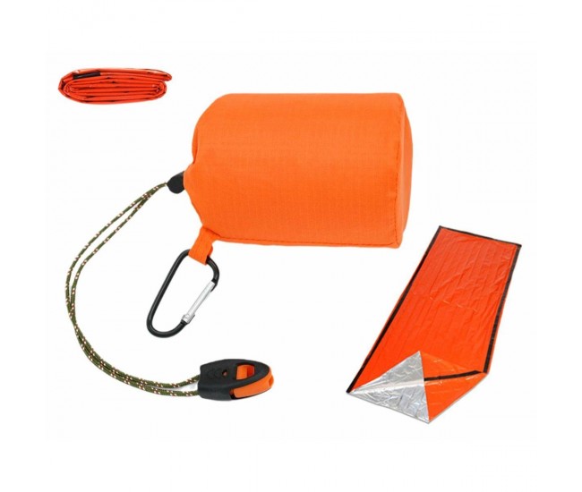 Sac de dormit termic model MINI pentru turism, alpinism, salvare, dimensiune 213 x 91 cm