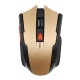 Mouse Optic Gaming Wireless, 1600 DPI, culoare Gold