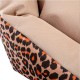 Culcus din material impermeabil pentru caine/pisica, model Animal Print, 77 cm