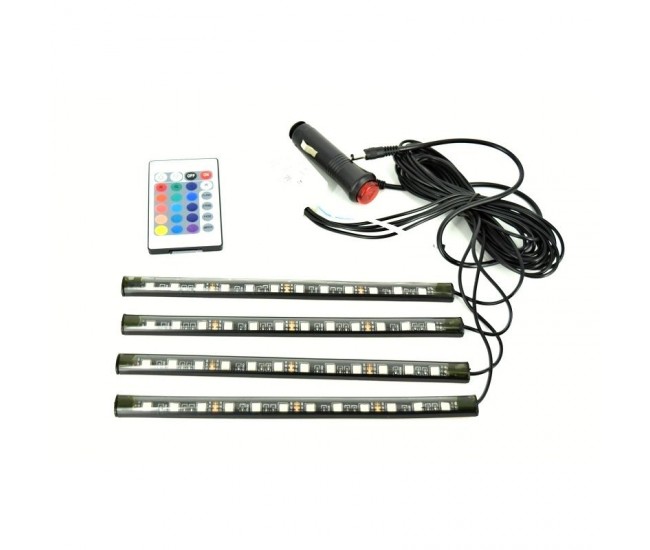 Lumini UnderCar LED - RGB pentru interior sau exterior cu telecomanda - 22cm