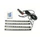 Lumini UnderCar LED - RGB pentru interior sau exterior cu telecomanda - 22cm