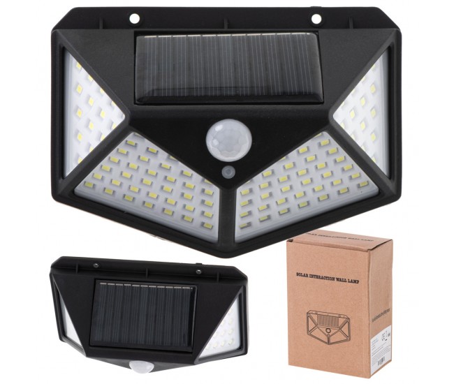 Lampa Solara LED cu senzor crepuscular si senzor de miscare