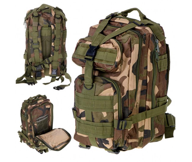 Rucsac Tactic Militar, culoare CAMO, capacitate 25l