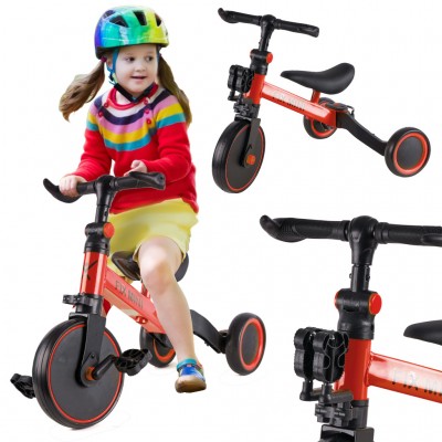 Tricicleta TRIKE FIX MINI, 3in1 adaptabila, culoare Rosie