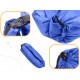 Saltea Autogonflabila Lazy Bag tip sezlong, 230 x 70cm, culoare Bleumarin, pentru camping, plaja sau piscina