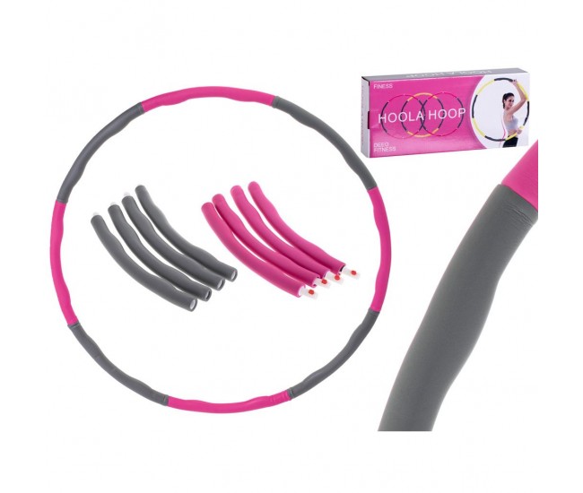 Cerc HOOLA HOOP pentru slabit, diametru 85cm, demontabil