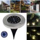 Lampa Solara estetica exterioara de gradina, cu 16 LED-uri, cu suport scurt