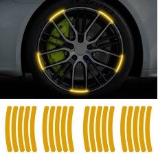 Set 20 bucati Elemente Reflectorizante Wheel Arch pentru autoturisme, biciclete, motociclete, atv-uri, scutere, culoare Orange