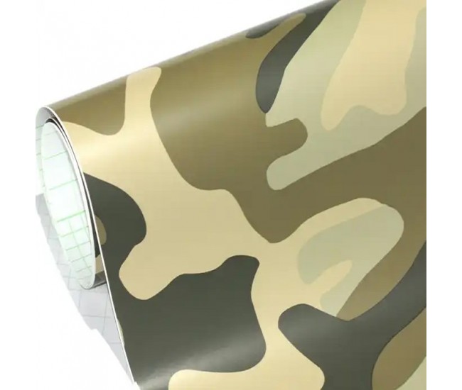 Folie colantare auto CAMUFLAJ DESERT (3m x 1,52m)