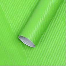 Folie colantare auto Carbon 3D - Verde (3m x 1,27m)