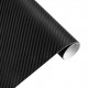 Folie colantare auto Carbon 3D Negru, 3,0m x 1,52m