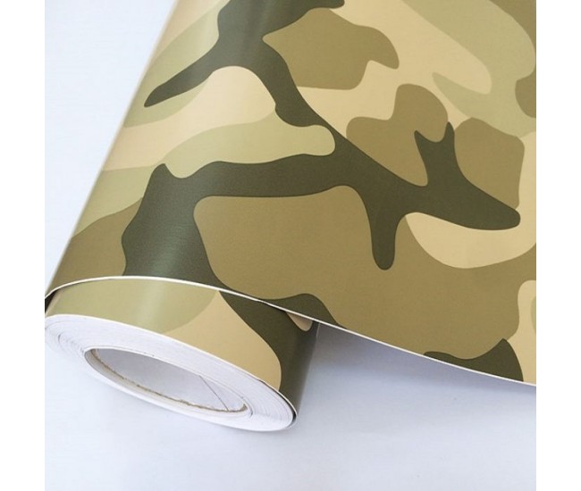 Folie colantare auto CAMUFLAJ DESERT (3m x 1,52m)