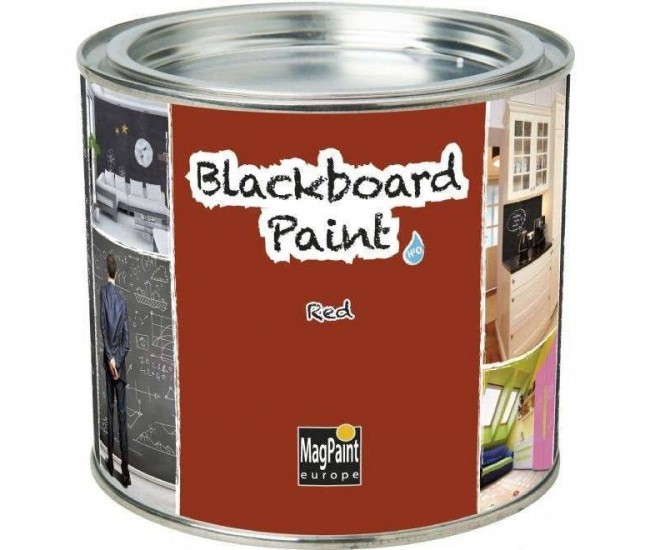 Vopsea Blackboard Paint Rosu 0.5L Chalk Board MagPaint Europe MGBBRed-05L