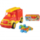 Masina pompieri 43 cm cu 38 piese constructie, in cutie Ucar Toys UC85