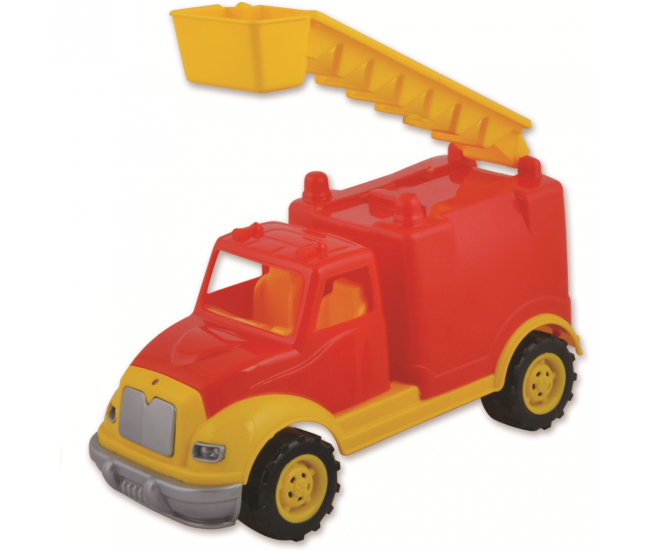 Masina pompieri 30 cm cu 36 piese constructie, in cutie Ucar Toys UC102