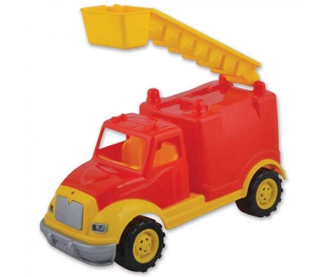 Masina pompieri 30 cm cu 36 piese constructie, in cutie Ucar Toys UC102