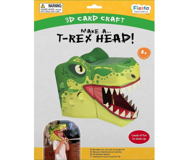 Masca 3D T-Rex Fiesta Crafts FCT-3016