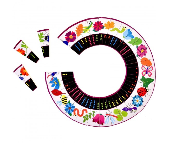 Joc Domino Circular Natura Fiesta Crafts FCT-2928