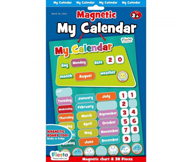 Calendarul meu magnetic, 20x26 cm Fiesta Crafts FCT-2399