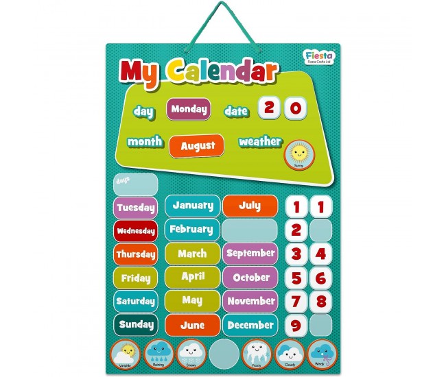 Calendarul meu magnetic, 20x26 cm Fiesta Crafts FCT-2399