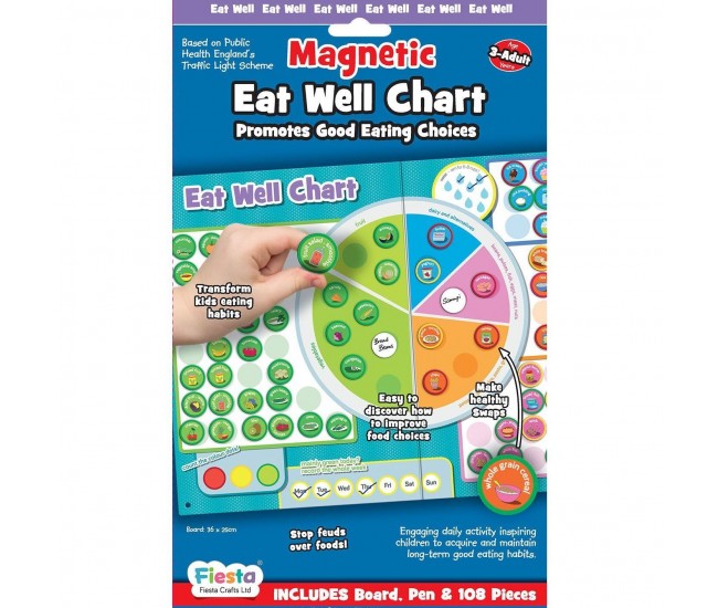 Set magnetic Mananca sanatos - Eat Well Chart Fiesta Crafts FCT-2946