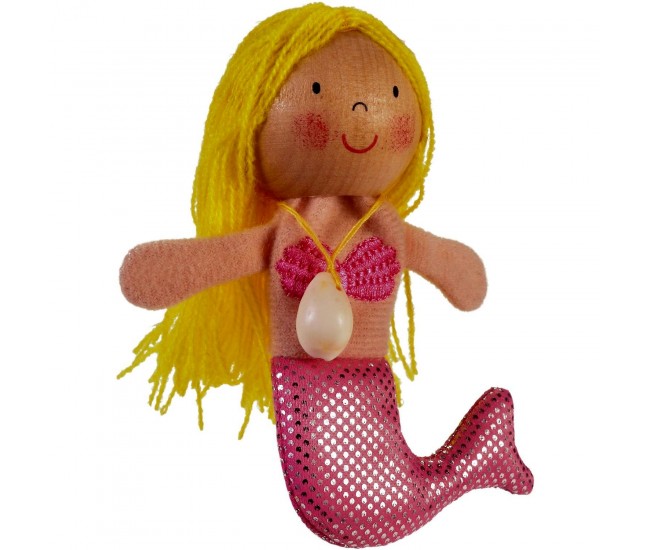 Marioneta pentru deget Sirena Fiesta Crafts FCG-1013