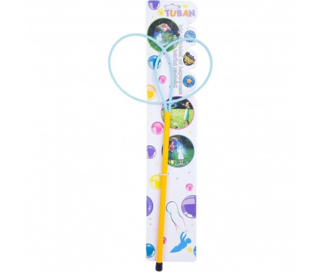 Bat cu inele pentru baloane de sapun Ring Pro Butterfly 40 cm Tuban TU3613