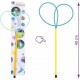 Bat cu inele pentru baloane de sapun Ring Pro Butterfly 40 cm Tuban TU3613