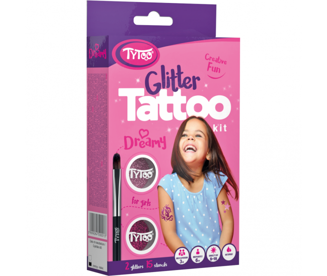 Set tatuaje temporare cu sclipici Dreamy Tytoo KKCTT2213010