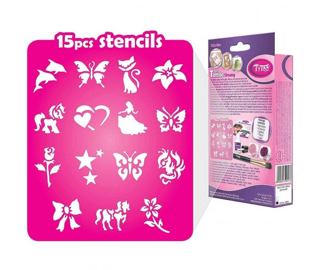 Set tatuaje temporare cu sclipici Dreamy Tytoo KKCTT2213010