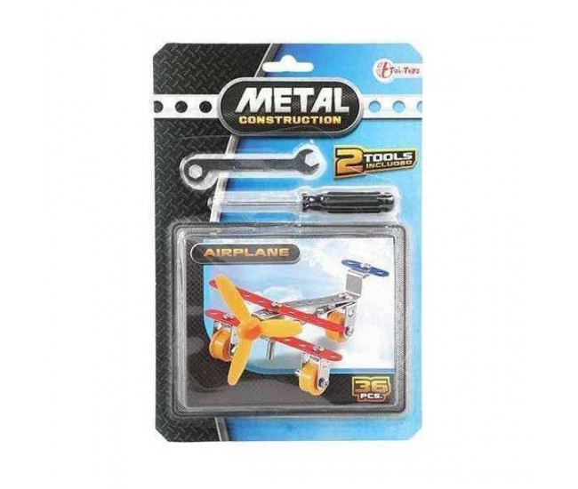 Set de Constructie Metalic Vehicule Metal 3D Toi-Toys TT43212Z