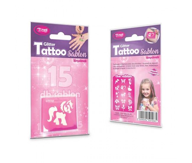Set 15 sabloane pentru tatuaje temporare Tytoo KKCST4530033