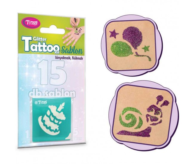 Set 15 sabloane pentru tatuaje temporare Tytoo KKCST4530033