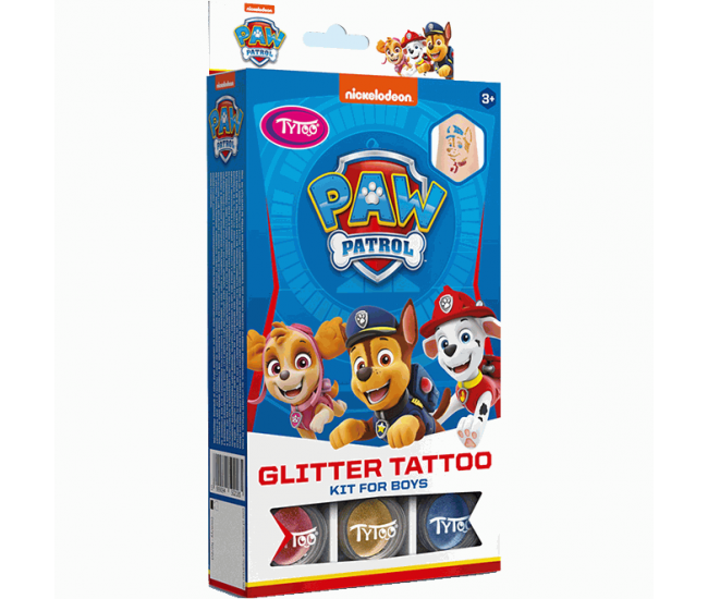 Set tatuaje temporare cu sclipici Paw Patrol Tytoo KKCTT2310026