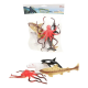 Set 5 figurine animale marine Animal World Toi-Toys TT34925A