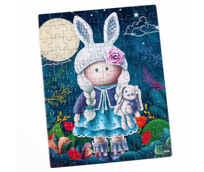 Puzzle Little Bunny Doll, 23x30 cm, 120 piese De.tail DT100-01