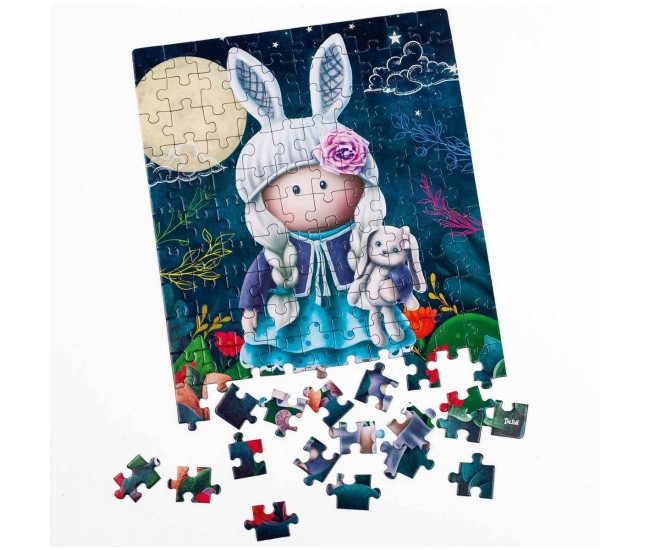 Puzzle Little Bunny Doll, 23x30 cm, 120 piese De.tail DT100-01