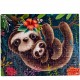 Puzzle Cute sloth, 23x30 cm, 120 piese De.tail DT100-06