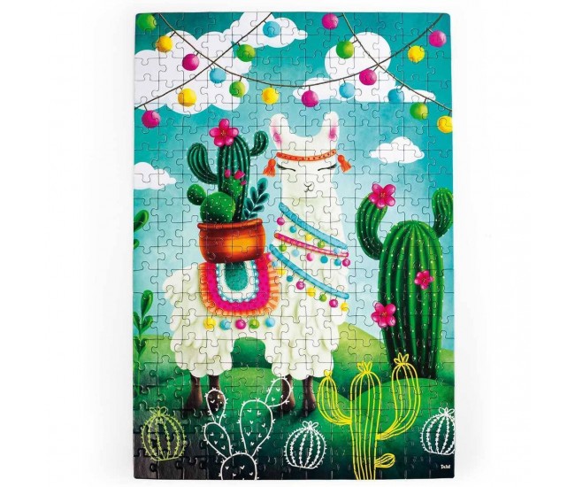 Puzzle Llama cutie, 32x47 cm, 260 piese De.tail DT200-02