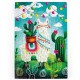 Puzzle Llama cutie, 32x47 cm, 260 piese De.tail DT200-02