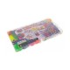 Set creativ elastice loom colorate cu organizator si accesorii, 1500 piese Kruzzel MY18061