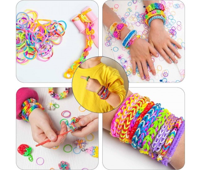 Set creativ elastice Magic Loom cu bratara si accesorii incluse,  315 piese CMP CMPEC3260