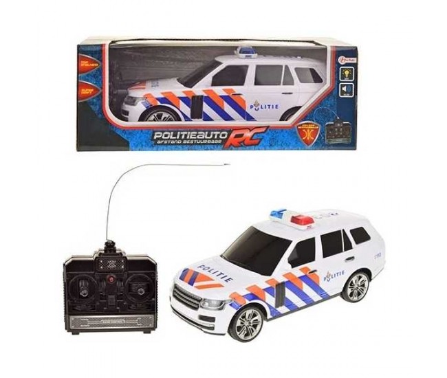 Masina de Politie cu Telecomanda, Sunete si Lumini Toi-Toys TT14071A