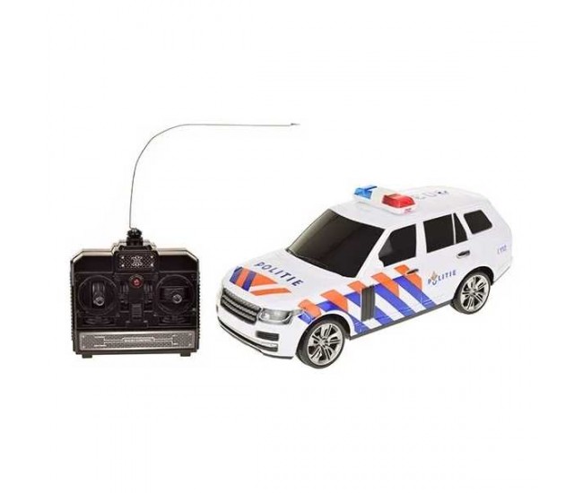 Masina de Politie cu Telecomanda, Sunete si Lumini Toi-Toys TT14071A